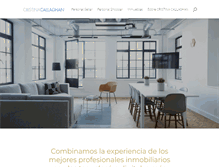Tablet Screenshot of cristinacallaghan.com